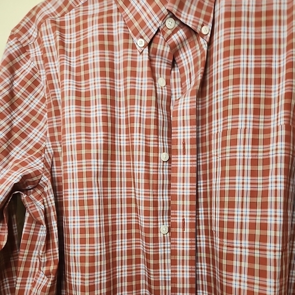 NORDSTROM Regular Fit Button Down Casual Shirt Plaid  Long Sleeves - Picture 4 of 8